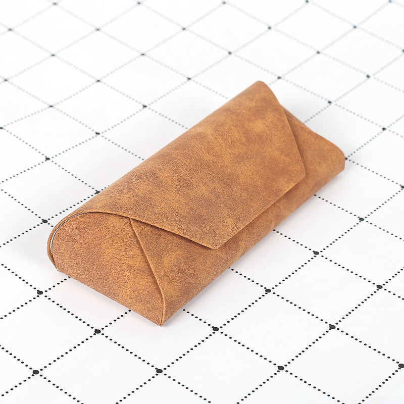 Sheepskin print glasses case