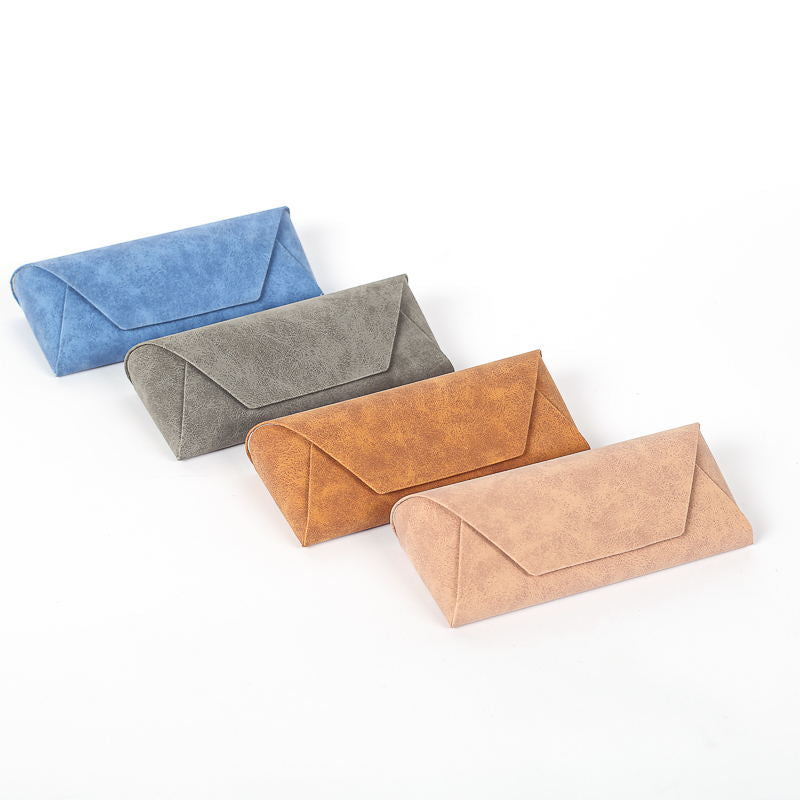 Sheepskin print glasses case