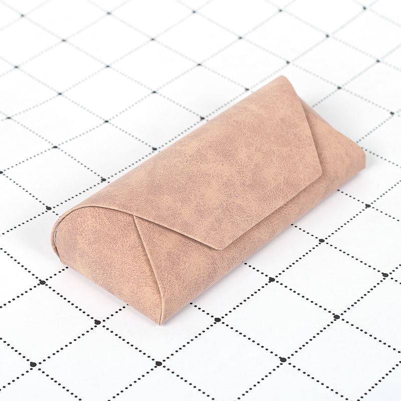 Sheepskin print glasses case