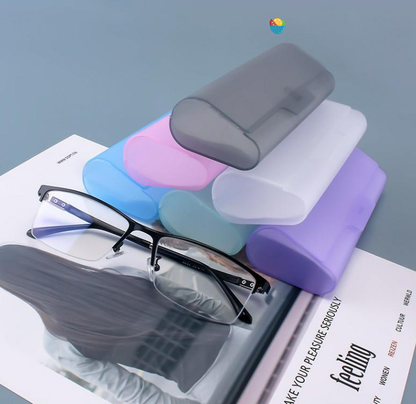 Japanese style ins simple transparent glasses case